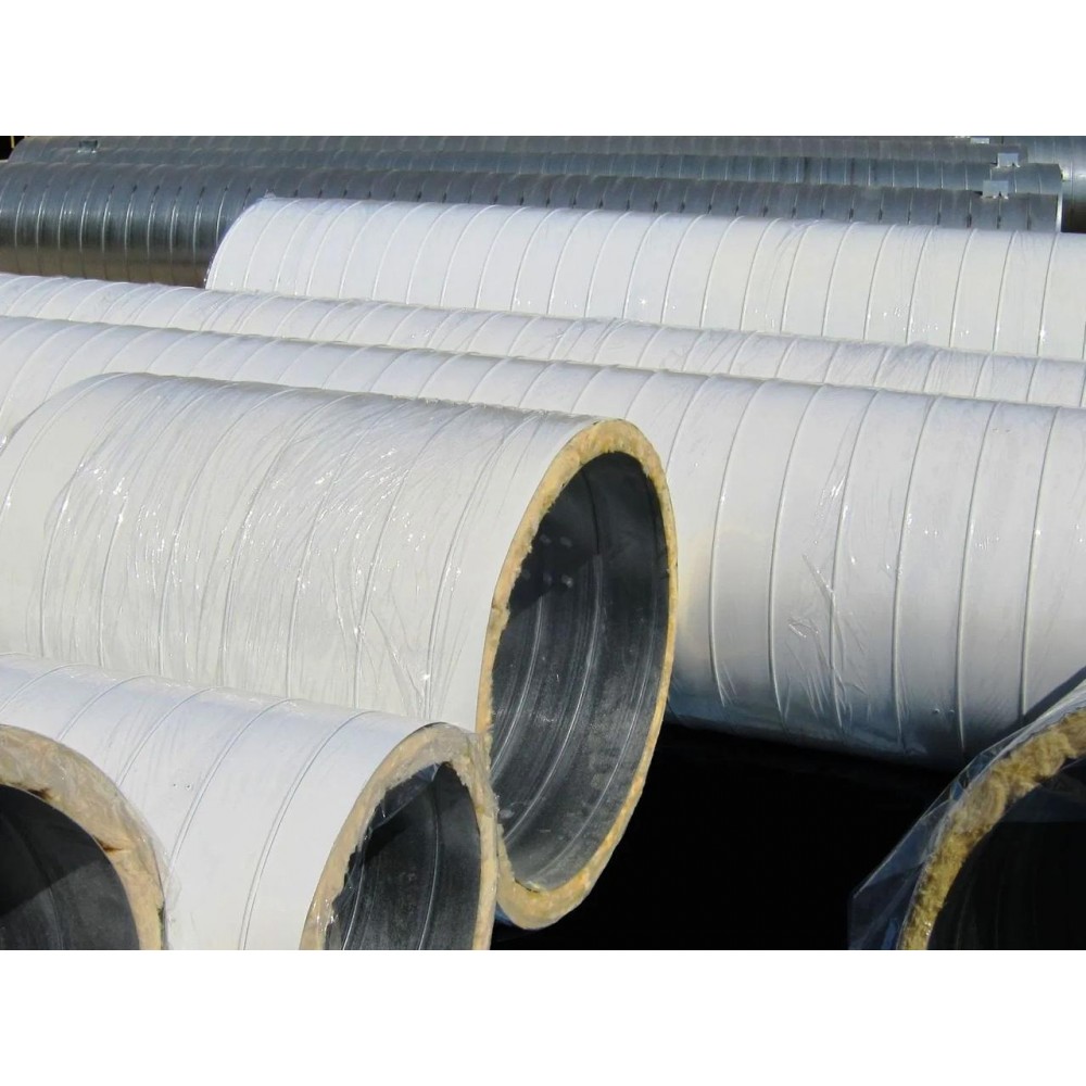 Double Wall Round Ductwork, painted Double Wall Round Ductwork, painted