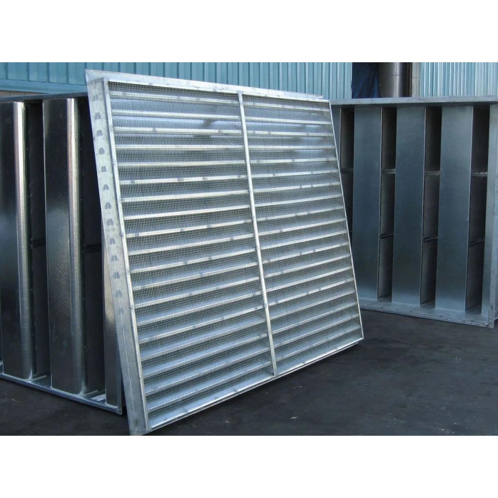 Louvre with Screen, galvanized Louvre with Screen, galvanized